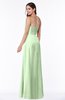 Elegant Empire Sweetheart Zip up Chiffon Floor Length Plus Size Bridesmaid Dresses