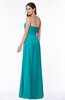 Elegant Empire Sweetheart Zip up Chiffon Floor Length Plus Size Bridesmaid Dresses
