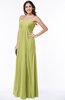Elegant Empire Sweetheart Zip up Chiffon Floor Length Plus Size Bridesmaid Dresses