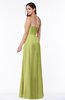 Elegant Empire Sweetheart Zip up Chiffon Floor Length Plus Size Bridesmaid Dresses