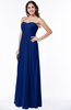 Elegant Empire Sweetheart Zip up Chiffon Floor Length Plus Size Bridesmaid Dresses