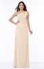 Simple A-line Asymmetric Neckline Sleeveless Half Backless Floor Length Plus Size Bridesmaid Dresses