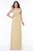 Simple A-line Asymmetric Neckline Sleeveless Half Backless Floor Length Plus Size Bridesmaid Dresses