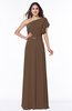 Modern A-line Asymmetric Neckline Sleeveless Floor Length Paillette Plus Size Bridesmaid Dresses