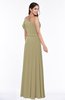Modern A-line Asymmetric Neckline Sleeveless Floor Length Paillette Plus Size Bridesmaid Dresses