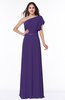 Modern A-line Asymmetric Neckline Sleeveless Floor Length Paillette Plus Size Bridesmaid Dresses