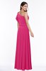 Modern A-line Asymmetric Neckline Sleeveless Floor Length Paillette Plus Size Bridesmaid Dresses