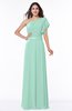 Modern A-line Asymmetric Neckline Sleeveless Floor Length Paillette Plus Size Bridesmaid Dresses