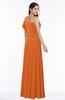 Modern A-line Asymmetric Neckline Sleeveless Floor Length Paillette Plus Size Bridesmaid Dresses