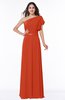 Modern A-line Asymmetric Neckline Sleeveless Floor Length Paillette Plus Size Bridesmaid Dresses