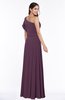 Modern A-line Asymmetric Neckline Sleeveless Floor Length Paillette Plus Size Bridesmaid Dresses