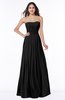 Simple Strapless Sleeveless Zip up Chiffon Ruching Plus Size Bridesmaid Dresses