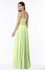 Simple Strapless Sleeveless Zip up Chiffon Ruching Plus Size Bridesmaid Dresses