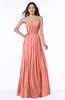 Simple Strapless Sleeveless Zip up Chiffon Ruching Plus Size Bridesmaid Dresses
