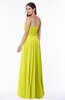 Simple Strapless Sleeveless Zip up Chiffon Ruching Plus Size Bridesmaid Dresses