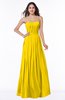 Simple Strapless Sleeveless Zip up Chiffon Ruching Plus Size Bridesmaid Dresses