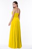 Simple Strapless Sleeveless Zip up Chiffon Ruching Plus Size Bridesmaid Dresses