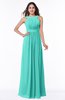Modest A-line Sleeveless Zip up Chiffon Sash Plus Size Bridesmaid Dresses