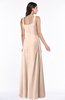 Modest A-line Sleeveless Zip up Chiffon Sash Plus Size Bridesmaid Dresses