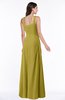 Modest A-line Sleeveless Zip up Chiffon Sash Plus Size Bridesmaid Dresses