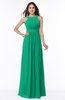Modest A-line Sleeveless Zip up Chiffon Sash Plus Size Bridesmaid Dresses