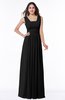 Simple A-line Sleeveless Zip up Floor Length Ruching Plus Size Bridesmaid Dresses