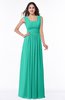 Simple A-line Sleeveless Zip up Floor Length Ruching Plus Size Bridesmaid Dresses