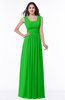 Simple A-line Sleeveless Zip up Floor Length Ruching Plus Size Bridesmaid Dresses