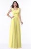 Simple A-line Sleeveless Zip up Floor Length Ruching Plus Size Bridesmaid Dresses