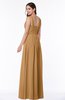 Simple A-line Sleeveless Zip up Floor Length Ruching Plus Size Bridesmaid Dresses