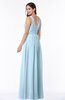Simple A-line Sleeveless Zip up Floor Length Ruching Plus Size Bridesmaid Dresses