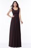 Simple A-line Sleeveless Zip up Floor Length Ruching Plus Size Bridesmaid Dresses