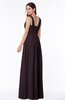 Simple A-line Sleeveless Zip up Floor Length Ruching Plus Size Bridesmaid Dresses