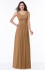 Simple A-line Sleeveless Zip up Floor Length Ruching Plus Size Bridesmaid Dresses