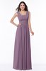 Simple A-line Sleeveless Zip up Floor Length Ruching Plus Size Bridesmaid Dresses