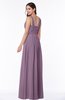 Simple A-line Sleeveless Zip up Floor Length Ruching Plus Size Bridesmaid Dresses