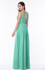 Simple A-line Sleeveless Zip up Floor Length Ruching Plus Size Bridesmaid Dresses