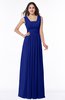 Simple A-line Sleeveless Zip up Floor Length Ruching Plus Size Bridesmaid Dresses