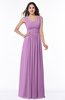 Simple A-line Sleeveless Zip up Floor Length Ruching Plus Size Bridesmaid Dresses