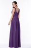 Simple A-line Sleeveless Zip up Floor Length Ruching Plus Size Bridesmaid Dresses