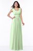 Simple A-line Sleeveless Zip up Floor Length Ruching Plus Size Bridesmaid Dresses