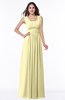 Simple A-line Sleeveless Zip up Floor Length Ruching Plus Size Bridesmaid Dresses