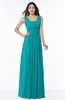 Simple A-line Sleeveless Zip up Floor Length Ruching Plus Size Bridesmaid Dresses