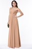 Glamorous A-line Strapless Zip up Floor Length Pleated Plus Size Bridesmaid Dresses