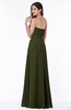 Glamorous A-line Strapless Zip up Floor Length Pleated Plus Size Bridesmaid Dresses