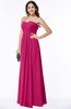 Glamorous A-line Strapless Zip up Floor Length Pleated Plus Size Bridesmaid Dresses