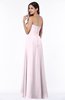 Glamorous A-line Strapless Zip up Floor Length Pleated Plus Size Bridesmaid Dresses