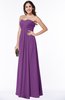 Glamorous A-line Strapless Zip up Floor Length Pleated Plus Size Bridesmaid Dresses
