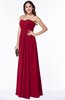 Glamorous A-line Strapless Zip up Floor Length Pleated Plus Size Bridesmaid Dresses