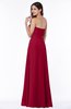 Glamorous A-line Strapless Zip up Floor Length Pleated Plus Size Bridesmaid Dresses